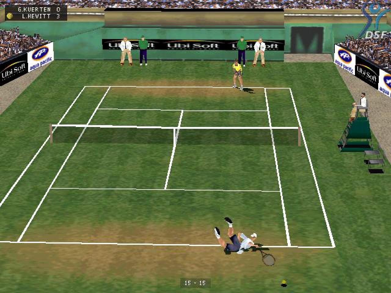 [26/11/2001] AKROBATISCH Die virtuellen Tennis-Cracks beherrschen den "Becker-Hecht".